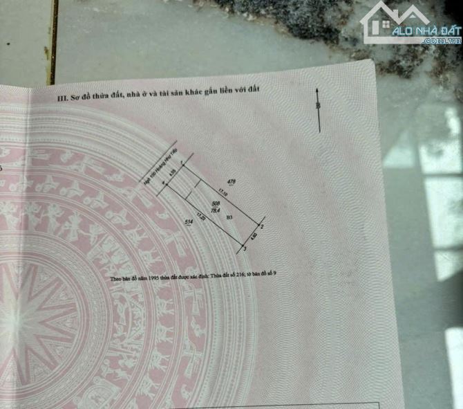BÁN NHÀ DÂN XÂY 6 TẦNG THANG MÁY – 78m2- MT: 4,5M, GIÁ 21 TỶ- NGÕ Ô TÔ – CÁCH PHỐ HOÀNG N - 4