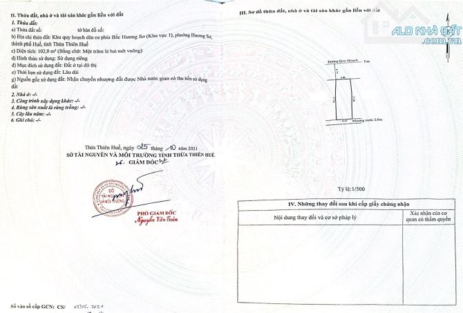 Bán đất 102m2 mặt tiền đường Huỳnh Bá Chánh, KQH Hương Sơ, sát trục chính đường Mai Lượng - 4