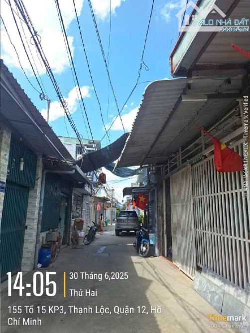 🌷🌷🌷 ĐẤT THỔ CƯ HẺM 6m,đường THẠNH LỘC 15, phường THẠNH LỘC, Q12, DT 84.5m2(4x21) 💰 - 7