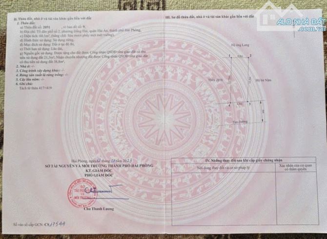 Chính chủ gửi bán lô đất trục chính Tái định cư đường dứa  Đằng Hả