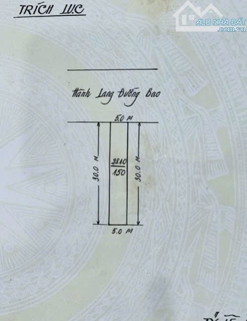 Bán lô 150m. Ngang 5m mặt Nguyễn Văn Linh. Giá 80tr/m.