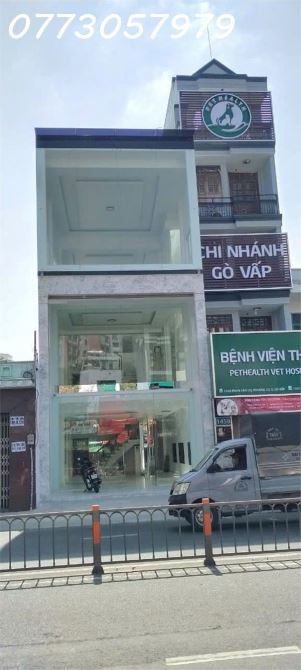 BÁN NHÀ MẶT TIỀN PHAN VĂN TRỊ – PHƯỜNG 10, GÒ VẤP. DT 6X25M, 3 TẦNG GIÁ 35TỶ