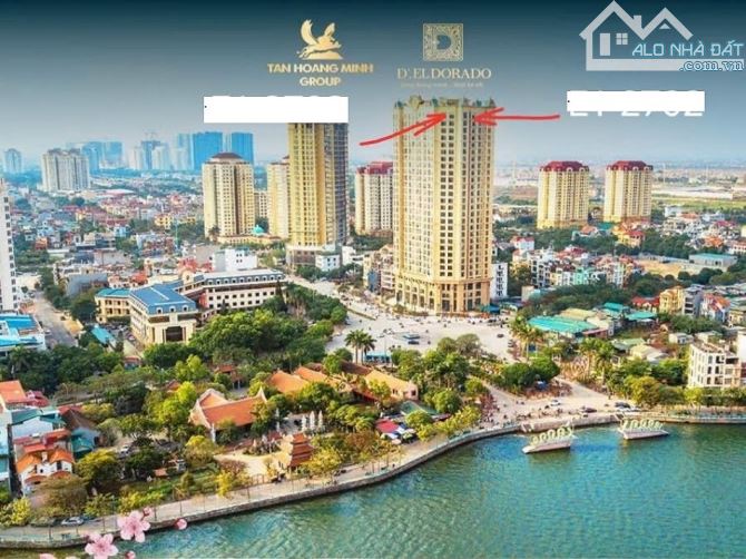 Hiếm! Penthouse tòa Eldorado Lạc Long Quân, căn góc, view hồ tây 240m2