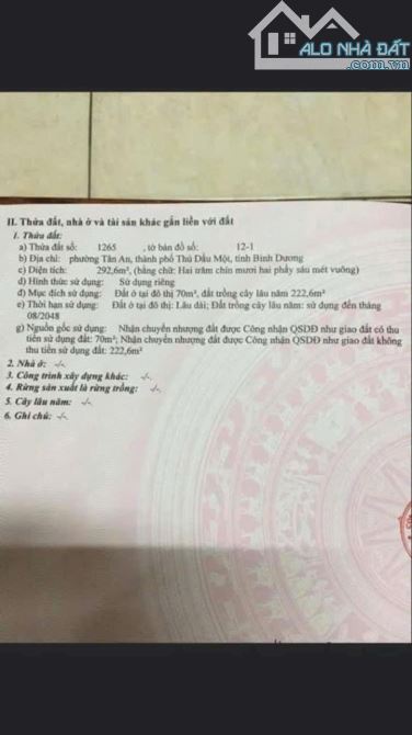 Đất Nền Trung Tâm TDM - 7x40m, 70m Thổ Cư - An Cư Lạc Nghiệp, Sinh Lời Vượt Trội! - 1