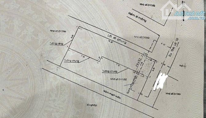 BÁN NHÀ GIÁ RẺ GẦN KHU TÊN LỬA – TỈNH LỘ 10,4.1m x 18m, nở hậu 5.35m
