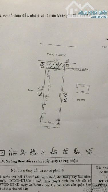 Bán đất biển đẹp 141m2 ngang 6,9m - MT Lê Văn Thứ,Sơn Trà - Ngay Sát Bãi Tắm Biển - 1
