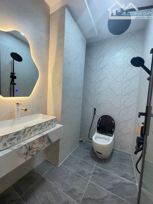NHÀ 5 TẦNG - THÔNG SỐ HIẾM CÓ ( 5x20 ) - MT HẺM 6M XE HƠI RA VÀO VI VU  - NHÀ MỚI TẶNG - 14
