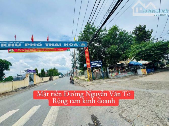 Bán lô đất biệt thự 600m2 View sông mặt tiền đường Nguyễn Văn Tỏ Long Bình Tân Biên Hòa - 2
