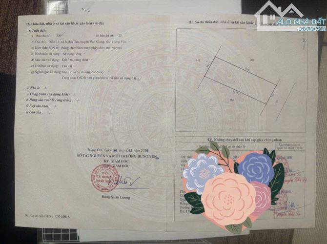 Bán 50,9m thôn 13 Xã Nghĩa Trụ. Nằm trong lõi quy hoạch của Vin. Bạt ngàn tiện ích. 3,6 tỷ - 2