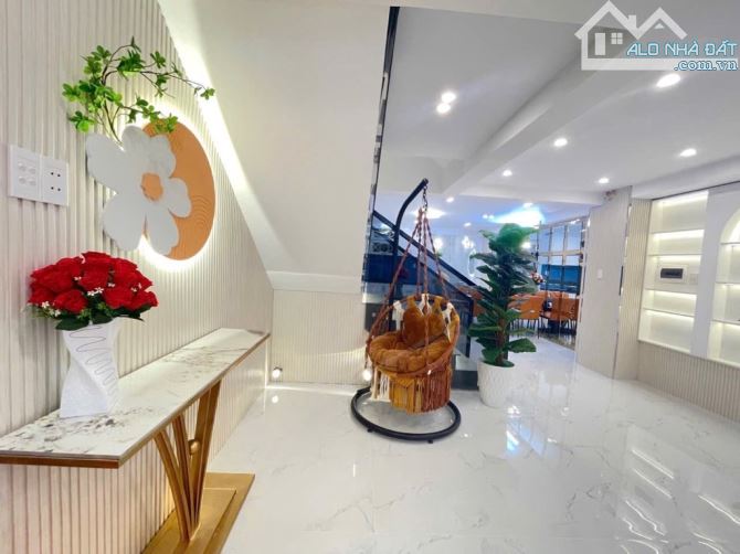 NHÀ 5 TẦNG - THÔNG SỐ HIẾM CÓ ( 5x20 ) - MT HẺM 6M XE HƠI RA VÀO VI VU  - NHÀ MỚI TẶNG - 3