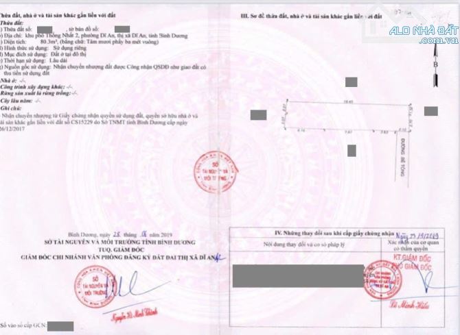 Đất gần chợ Xóm Nghèo, phường Dĩ An, Tp Dĩ An. 2,39 tỷ - 3