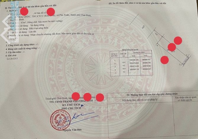 BÁN 2 LÔ LIỀN KỀ TRỤC ĐƯỜNG KINH DOANH KHU TĐC PHÚ XUÂN THÁI BÌNH - 3