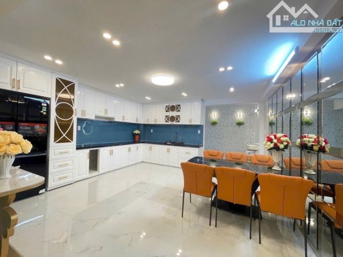 NHÀ 5 TẦNG - THÔNG SỐ HIẾM CÓ ( 5x20 ) - MT HẺM 6M XE HƠI RA VÀO VI VU  - NHÀ MỚI TẶNG - 6