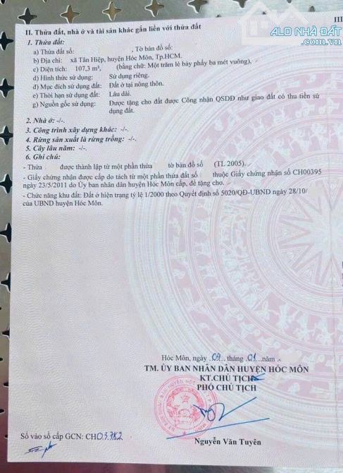 Nợ nần chồng chất dẫn đến bán cái nhà 107m2 này 1 tỷ 1 ở ngay Tân Hiệp Hóc Môn. - 6