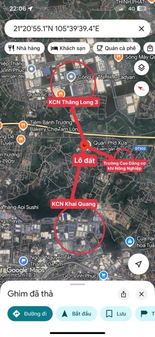 BÁN GẤP LÔ ĐẤT BA MÔ-HƯƠNG SƠN-BÌNH XUYÊN👉CÁCH KCN THĂNG LONG 3👉500M DT122M GIÁ 1,1 TỶ