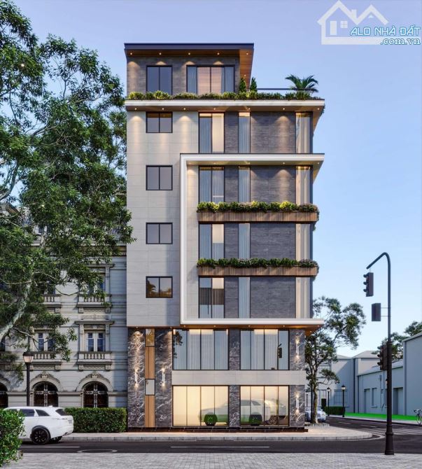Bán nhà Vũ Tông Phan , lô góc , ô tô vào , kinh doanh , thang máy , dt 50m x 8T x 17tỷ