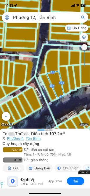 Bán nhà MẶT TIỀN Đ, Nguyễn Thái Bình, P12, Tân Bình 104m2 GPXD 7 Tầng Giá chỉ 25.x Tỷ