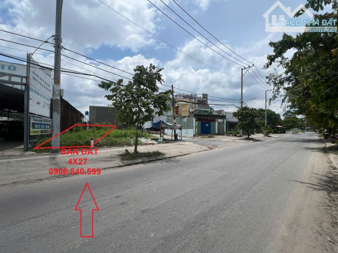 Chủ gửi bán đất mặt tiền Nguyễn Thị Thử, xã Bà Điểm 3,6 tỷ/108m2 sổ hồng gần công viên cá