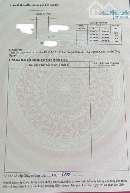 🟢 Bán lô đất siêu đẹp – tdp Bấc Vang, Dương Quan – Ô tô thông các ngả🟢