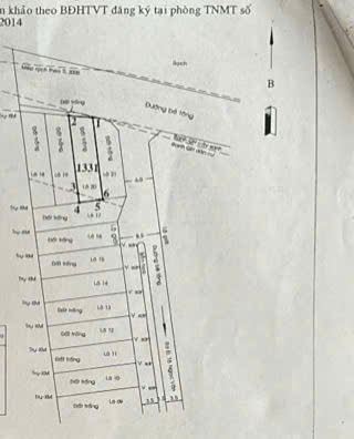 BÁN ĐẤT LÔ MẶT TIỀN bờ kênh THẠNH XUÂN 25, 5.1  x 19, thổ cư. CHỈ 5ty2 - 1