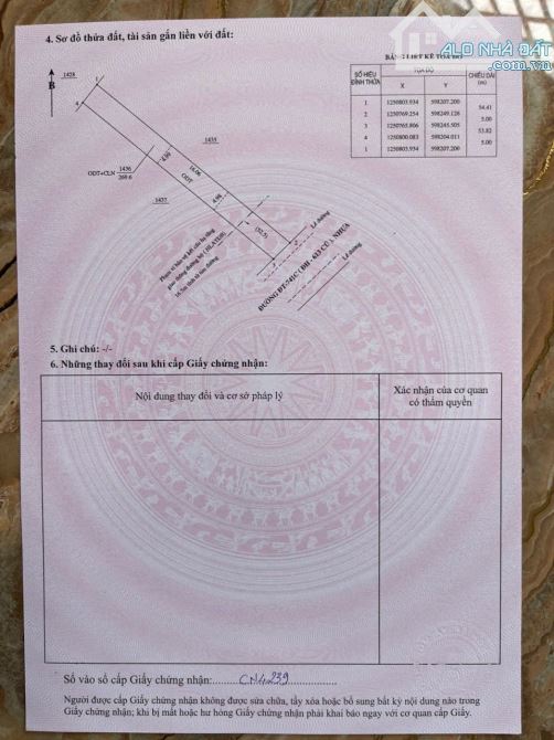 Bán đất tại ĐT 741C, Thị trấn Lai Uyên, Bàu Bàng, Bình Dương, 1,399 tỷ, 269m2 - 1