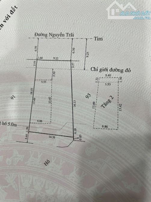 🅿️BÁN NHÀ 3 TẦNG DT 300M2 MẶT TIỀN ĐƯỜNG NGUYỄN TRÃI - TP HUẾ GIÁ SIÊU TỐT CHỈ 1.X TỶ✅ - 1