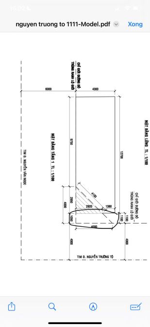 Bàn nhà Góc 2MTKD  Đường NGuyễn Trường Tộ Vs Nguyên Văn Ngọc Ph Tân Thành Củ 4.3x13.8m - 1