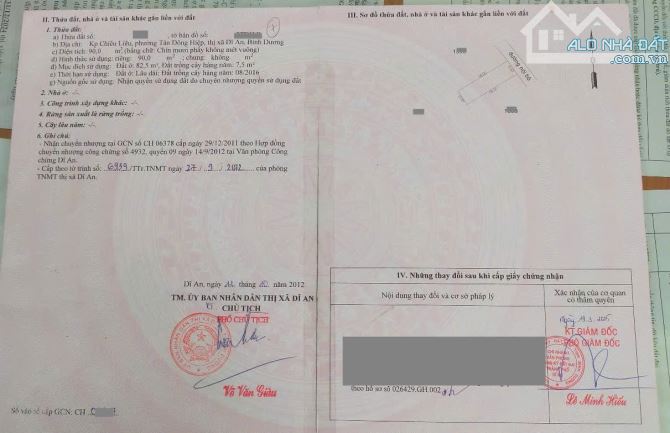 Bán nhà 1T1L 5x18m, hẻm Vũng Thiện p. Tân Đông Hiệp gần chợ Thông Dụng - 1