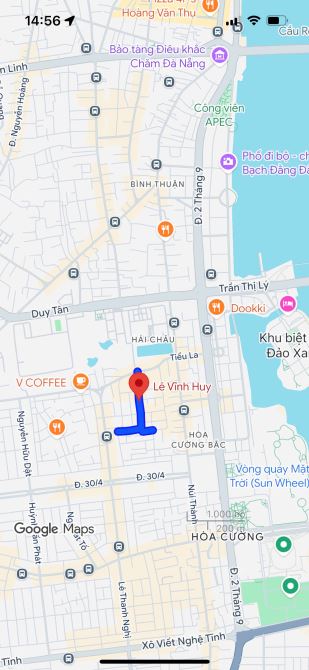 BÁN ĐẤT 2 MẶT TIỀN (NGANG 15M) ĐƯỜNG LÊ VĨNH HUY, HẢI CHÂU, ĐÀ NẴNG, DT 282m2 - 1