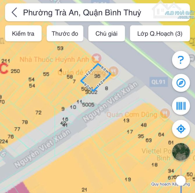 Nhà Mặt Tiền Đường Lê Hồng Phong , Q. Bình Thủy, Tp. Cần Thơ - 1