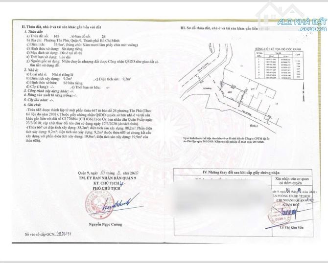 Chính chủ kẹt tiền , bán gấp 2 lô đất đường 120, P. Tân Phú, TP Thủ Đức - Giá cực tốt - 2