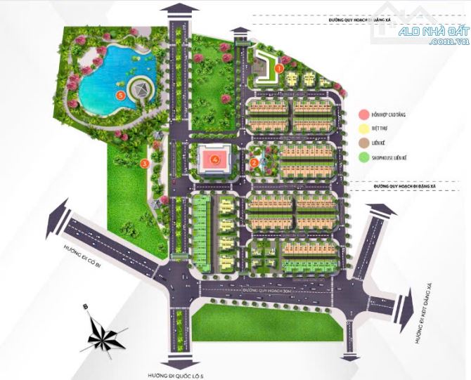 Bán biệt thự Green Little Town Gia Lâm song lập 200m2, suất ngoại giao của chủ đầu tư! - 2