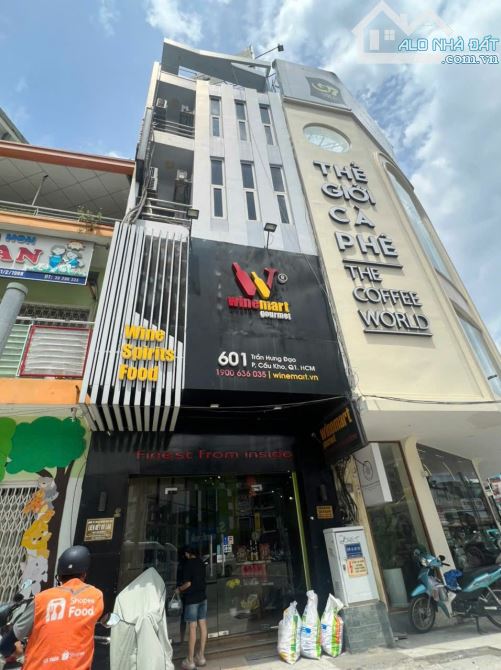 Bán nhà MT Trần Hưng Đạo, gần góc Nguyễn Văn Cừ, DT 4x20, Trệt 4 Lầu, HĐT 100tr, Giá 39 tỷ - 2