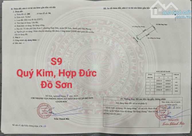 Cần bán 76m2 tại khu phân lô Quý Kim Central Park - Hợp Đức - Quận Đồ Sơn. - 3