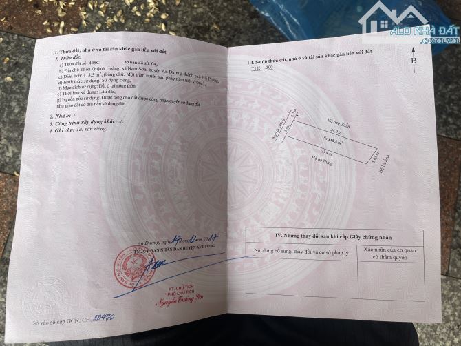 ❌❌❌ Quỳnh Hoàng, Nam Sơn, An Dương :118,5m2 giá chỉ 2,3x  tỷ. - 3