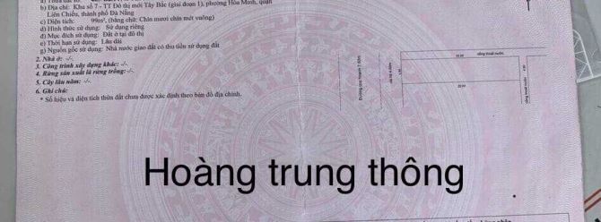 💎Cần bán lô đất MT( Kẹp Cống) Hoàng Trung Thông,P Hoà Khánh.Đà Nẵng - 3