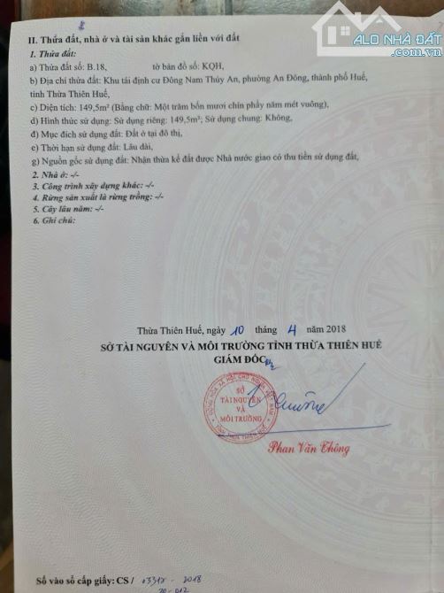 Bán đất lô góc 2 mặt tiền 149,5m2 KQH Đông Nam Thuỷ An, view kênh thoáng, gần Aeon Mall - 7