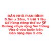 BÁN NHÀ AN BÌNH, 1TRỆT 1LẦU, SỔ HỒNG THỔ CƯ, ĐƯỜNG NHỰA 5m, SÂN RỘNG ĐẬU 2 OTO (NP778)