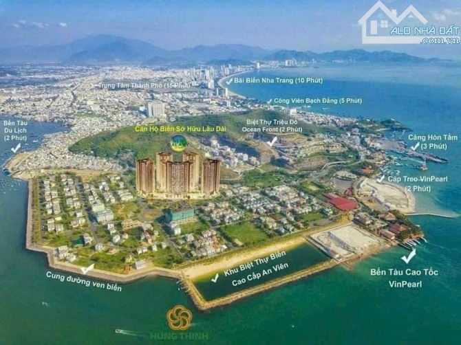 Bán lô đất Vip mặt tiền biển An Viên,Khu biệt thự Vip nhất Tp Nha Trang.Diện tích: 528m2