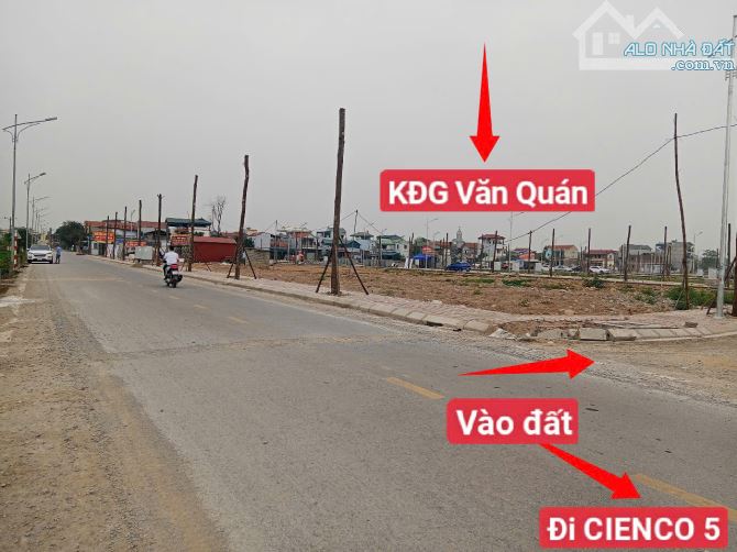 🔥chỉ 4x tr/m² - Lô Đất Đẹp Cạnh KĐG VĂN QUÁN - Mặt Đường 8M - Gần Dự Án VIN☎️:977690119