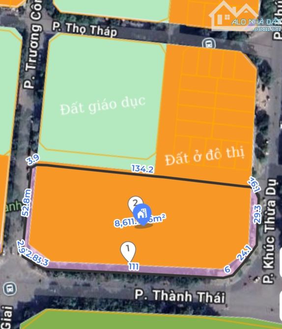 CẦN CHUYỂN NHƯỢNG DỰ ÁN TÒA CHUNG CƯ CAO CẤP THÀNH THÁI, CẦU GIẤY - DT: 7220M2 - 1.750 TỶ