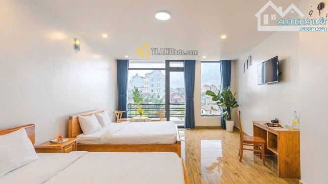 Bán Khách sạn/CHDV Mặt tiền Sổ riêng Tô Hiến Thành, Phường 3, Đà Lạt, đường trc nhà 10m - 1
