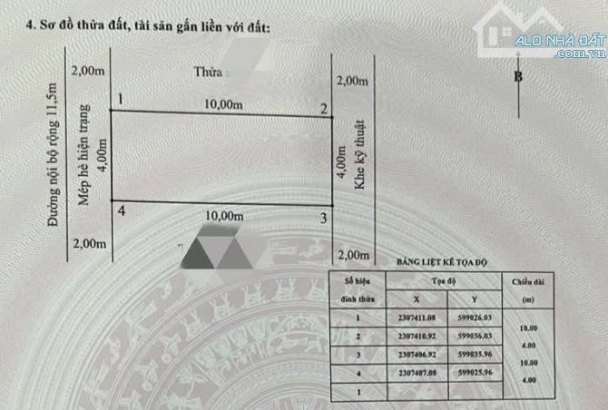 40m2 đất Lô 3E Lê Hồng Phong - View công viên - Tây Tứ Trạch - 1