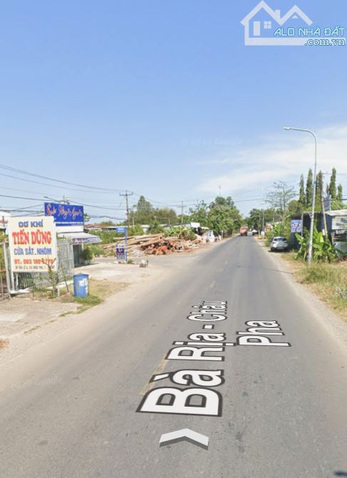 Giảm giá 2,4 tỷ, đất mặt tiền gần ubnd xã Châu Pha, tp Phú Mỹ. Sổ hồng 5x40m - 1