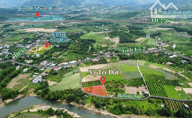 🌳 BÁN ĐẤT VEN SÔNG – KHÍ HẬU TUYỆT VỜI TẠI SÔNG CẦU- GẦN TỈNH LỘ 2 DIÊN KHÁNH🌿🍈 - 1