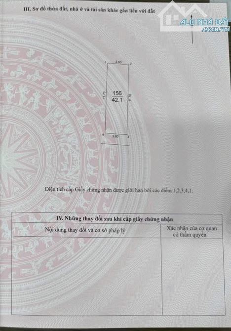 BÁN ĐẤT PHÚC LỢI DT42M2, MẶT TIỀN 4M, Ô TÔ ĐỖ CỬA, GIÁ NGỘP BÁN HẠ GIÁ 4.X TỶ - 1