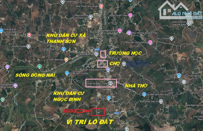 CHỈ 550 TRIỆU SỞ HỮU NGAY 1119m2(15mx75m)  LÔ ĐẤT VƯỜN AO CÁ VEN SÔNG ĐỒNG NAI - 1