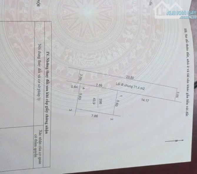 ✨️Bán đất Quang Minh-Mê Linh-Hà Nội 📕DT=44m(30m ful thổ cư) 🌻MT=H=7.86m--💰= nhỉnh 2 tỷ - 1