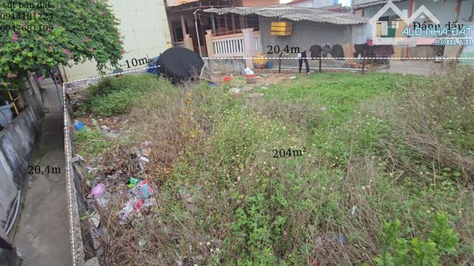 Chính chủ bán đất view sát biển Mỹ Khê 204m², mặt tiền 10m, 2 hẻm, Đông Nam, không dính QH - 12