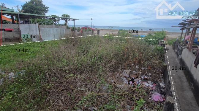 Chính chủ bán đất view sát biển Mỹ Khê 204m², mặt tiền 10m, 2 hẻm, Đông Nam, không dính QH - 13